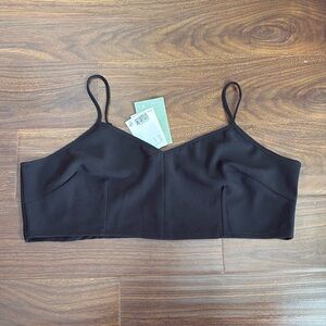 NWT H&M Cropped Tank w Adjustable Straps